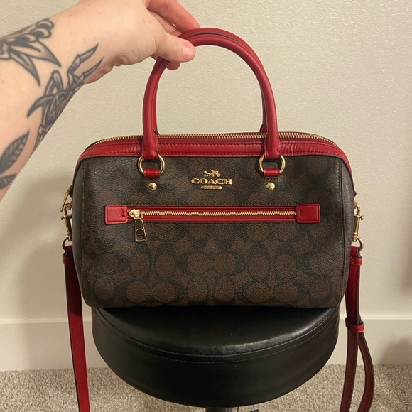 Coach Rowan Satchel Bag - Picture 4 of 13